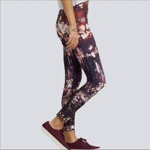 American Eagle City Lights Multi Print Leggings Sz M EUC